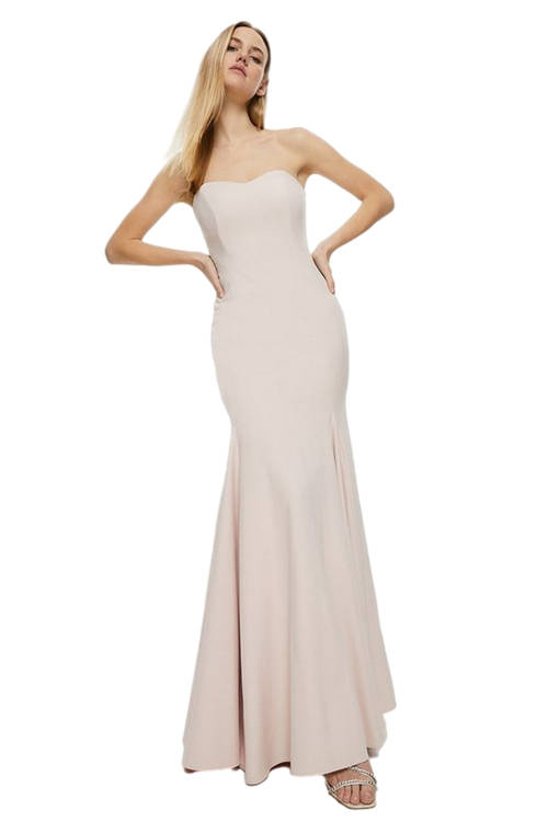 Jacques Vert Blush Fishtail Bandeau Dress ACC02921