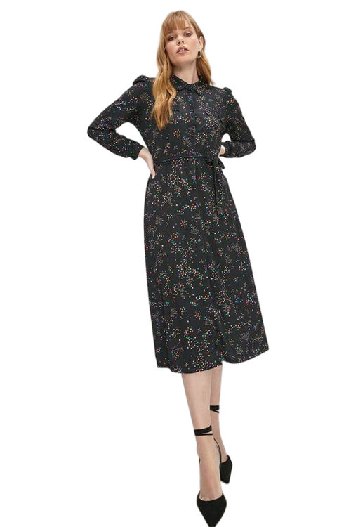 Jacques Vert Multi Button Through Belted Shirt Dress ACC02942