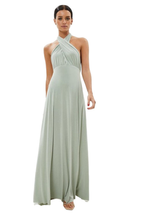 Jacques Vert Pistachio Petite Multiway Bridesmaid Maxi Dress​ BCC01470